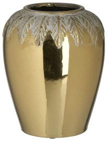 Vaza din ceramica Golden White 17 cm x 20 cm