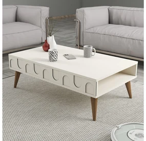 Măsuță de cafea Bipemu 1 (crem + nuc). 1093326