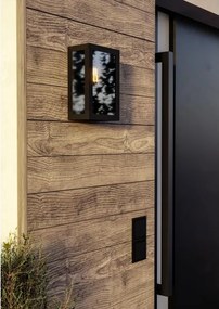 Eglo 33627 - Aplica de perete pentru exterior ALAMONTE SMOKE 1xE27/60W/230V IP44 neagră