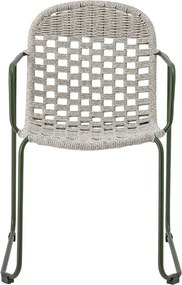 Scaun de grădină gri din metal Calana – Bloomingville