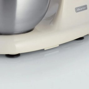 Mixer planetar Ariete VINTAGE 1588/04, 2400W, 5.5 L, 7 viteze, Pulse, Design retro, Picioare antiderapante, Alb/Verde