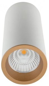 Spot LED aplicat design minimalist LONG alb/auriu C0153 MX + RC0153/C0154 GOLD