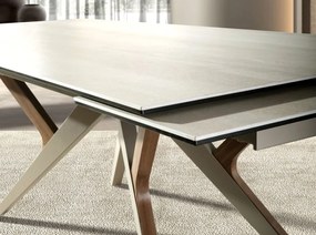 Masa extensibila cu blat din marmura portelanata 1155