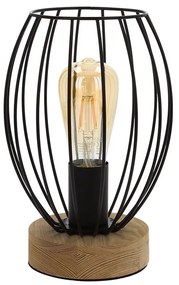 Spot-Light DO84449174 - Lampă de birou GUNNAR 1xE27/25W/230V, stejar