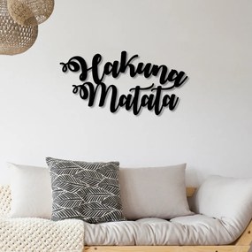 Accesoriu Decorativ de Perete Hakuna Matata, Metal
