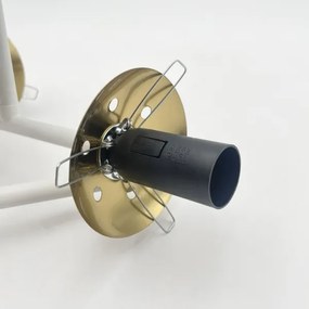 Brilagi - Lustră aplicată MALIVA 3xE14/15W/230V auriu/alb