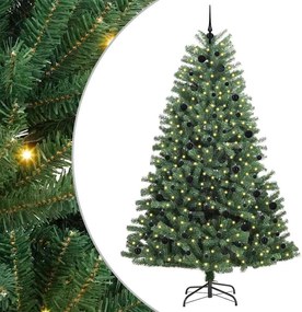 vidaXL Brad de Crăciun artificial cu ramuri articulare Verde 240 cm