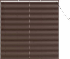 vidaXL Jaluzea venetiană Maro Întunecat cu Model 150 x 130 cm PVC