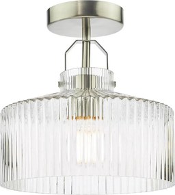 Där Lighting LEN4846 - Lustră aplicată LENKA 1xE27/60W/230V crom mat