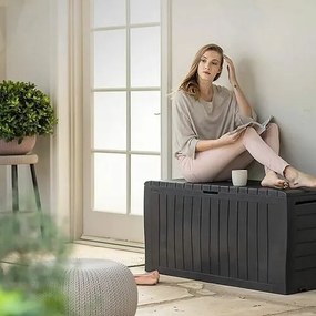 Cutie de depozitare pentru grădină Keter MARVEL PLUS 270l maro, 116,7 x 44,7 x 57 cm