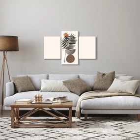 Tablou - Abstracție cu frunze de palmier (90x60 cm)