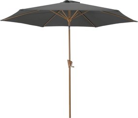 Umbrela de soare înclinabilă ROJA WOOD 3 m, gri.