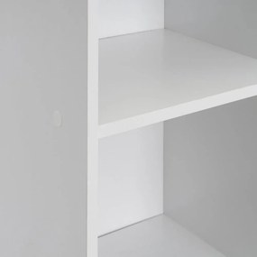 Bibliotecă albă 30x106x24 cm Cube – Casa Selección