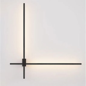 Aplica de perete liniara LED CCT PEAK negru