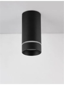 Spot aplicat tavan / plafon design modern ESCA negru