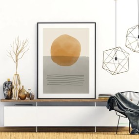 Poster - Abstracție pictată (A4)