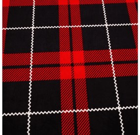 Cearsaf Cocolino microplus cu elastic ALBURY 90x200 cm rosu