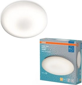 Plafonieră LED OSRAM ORBIS pentru baie, cu senzor integrat, 15,5 W, 230 V, Ø 30 cm, IP44, albă