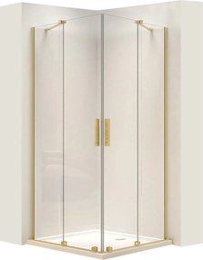 Cabina dus REA Montana Double Gold Brush 80x80