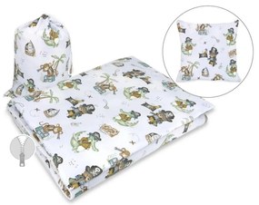 COSING - Sac de dormit pentru călătorie cu pernă, model Pirați