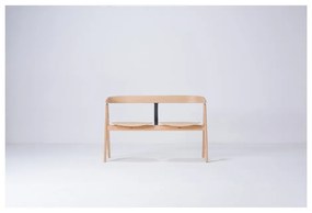 Bancă din lemn de stejar Gazzda Ava, natural