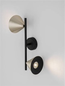 Aplica cu 2 Spoturi directionabile CONICO aurie, NVL-9011428