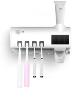 Sterilizator solar pentru periuțe de dinți montat pe perete