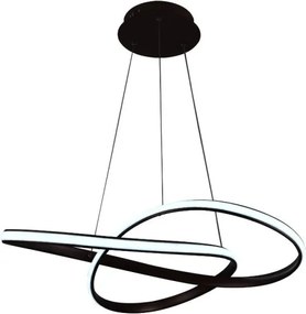 Lustră LED dimabilă pe cablu Brilagi COSMOWAVE LED/70W/230V 3000-6500K maro + telecomandă