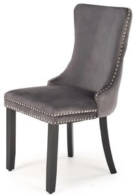 Scaun Alda velvet gri H95 cm