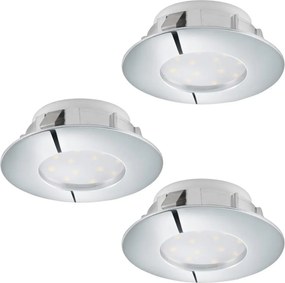 Eglo 95822 - Set 3x spoturi LED încastrate PINEDA LED/4,9W/230V