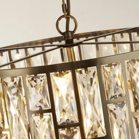 Lustra eleganta design modern Bijou 5Lt alama antic/ champagne