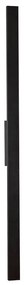 Aplica LED exterior design liniar 121cm IP65 DOUL negru