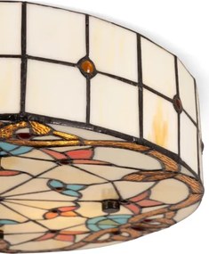 BRILAGI - Plafonieră Tiffany cu vitralii MIRABELLA 2xE27/60W/230V Ø 40 cm