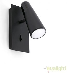 Aplica LED moderna cu 1 spot LAO negru 29039