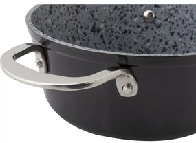 Lamart LT1254 cratiță cu capac Granit, diametru 24cm