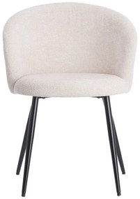 Set de scaune de sufragerie crem 2 buc. din metal Radaja – Light &amp; Living