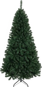 HOMCOM Brad de Crăciun Artificial 200 cm cu 1000 Ramuri și Bază Pliabilă, Verde | Aosom Romania