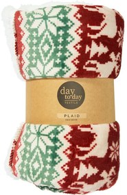 Pătură din imitație blăniță Festive Reinder 160 x 130 cm