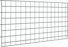 vidaXL Set gard pentru iaz 5 pcs Verde 100 x 50 cm Oțel