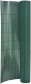 vidaXL Gard pentru grădină cu 2 fețe, verde, 90x400 cm