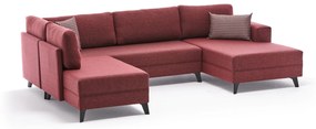 Canapea extensibilă de colț Efsun - Claret Red
