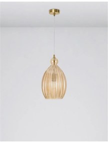 Pendul design modern LINGUA champagne NVL-9988383