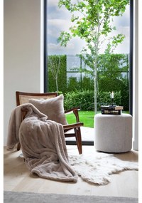 Pătură maro din blană artificială 150x200 cm Ruby – Tiseco Home Studio
