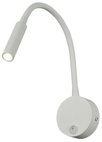 Aplica de perete cu reader LED BOAVISTA alb