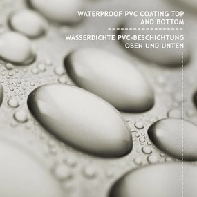 JAGO Prelata 650 g/m², ochiuri de aluminiu, gri, 3 x 6 m