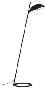 Lampadar, lampa de podea LED Flute negru