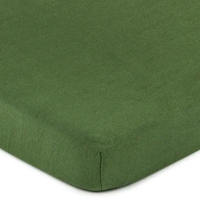 Cearşaf de pat 4Home jersey, verde măsliniu, 160 x 200 cm