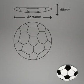 Plafonieră LED pentru copii FOTBALL LED/12W/230V Brilo