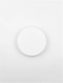 Aplica LED de perete design ambiental CYRCLE 20cm alba