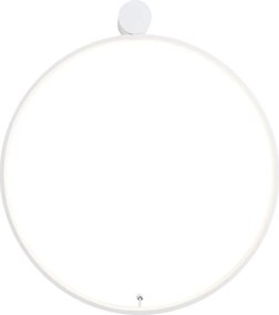 Aplica circulara LED IP44 diametru 60cm Visual alb